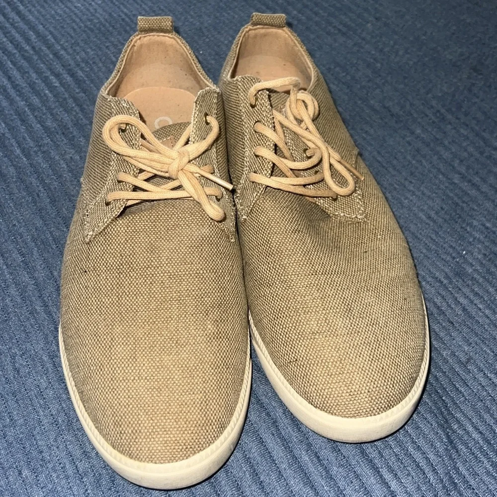 Clae size 9 Ellington Men’s Textile Curry Hemp Oxford Shoes